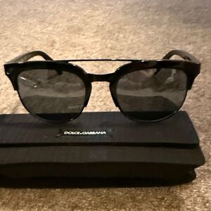 Dolce & Gabbana Dark Frame Sunglasses